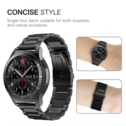 Bransoleta Tech-Protect Stainless Samsung Gear S3 Black