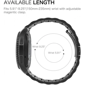 Wholesale Tech-Protect Stainless Samsung Gear S3 Black - THP016BLK - {ean13} - Hurt