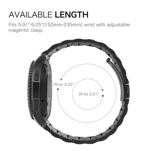 Bransoleta Tech-Protect Stainless Samsung Gear S3 Black