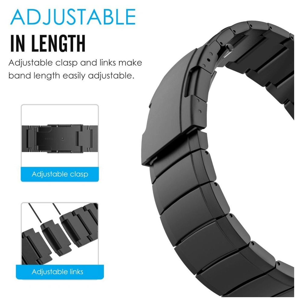 Hurtownia GSM - Bransoleta Tech-Protect Steelband Garmin Fenix 5/6/6 Pro/7 Black - THP019BLK - {ean13} - Hurt