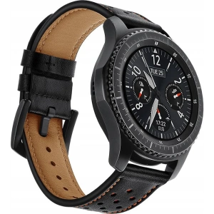Wholesale Tech-Protect Leather Samsung Gear S3 Black - THP021BLK - {ean13} - Hurt
