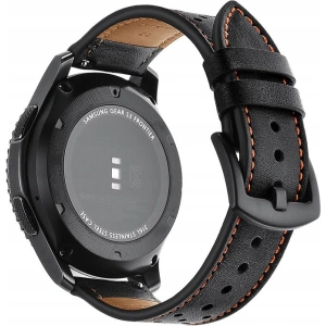 Wholesale Tech-Protect Leather Samsung Gear S3 Black - THP021BLK - {ean13} - Hurt