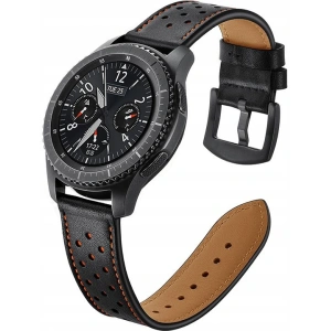 Wholesale Tech-Protect Leather Samsung Gear S3 Black - THP021BLK - {ean13} - Hurt