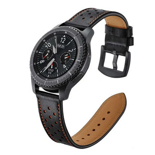 Pasek Tech-Protect Leather Samsung Gear S3 Black