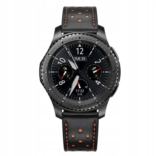 Pasek Tech-Protect Leather Samsung Gear S3 Black