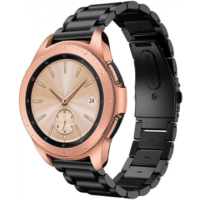 Tech-Protect Distributor - 5906735412451 - THP025BLK - Tech-Protect Stainless Samsung Galaxy Watch 46mm Black - B2B homescreen