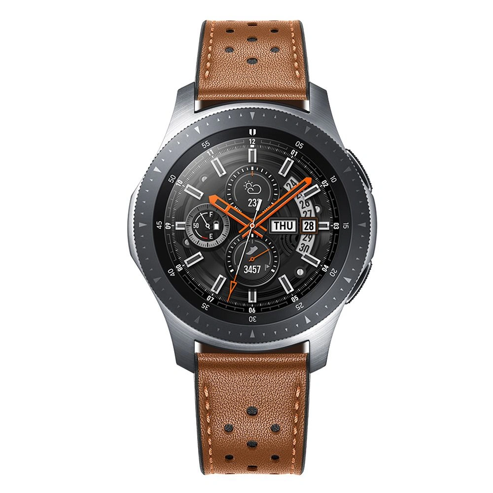Hurtownia GSM - Pasek Tech-Protect Leather Samsung Galaxy Watch 46mm Hnědý - THP026BR - {ean13} - Hurt