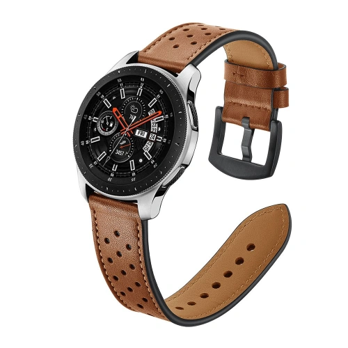 Pasek Tech-Protect Leather Samsung Galaxy Watch 46mm Brown