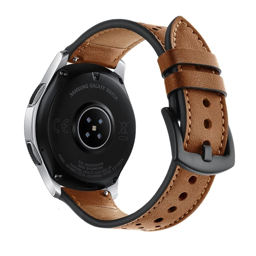 Pasek Tech-Protect Leather Samsung Galaxy Watch 46mm Brown
