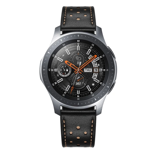 Pasek Tech-Protect Leather Samsung Galaxy Watch 46mm Black
