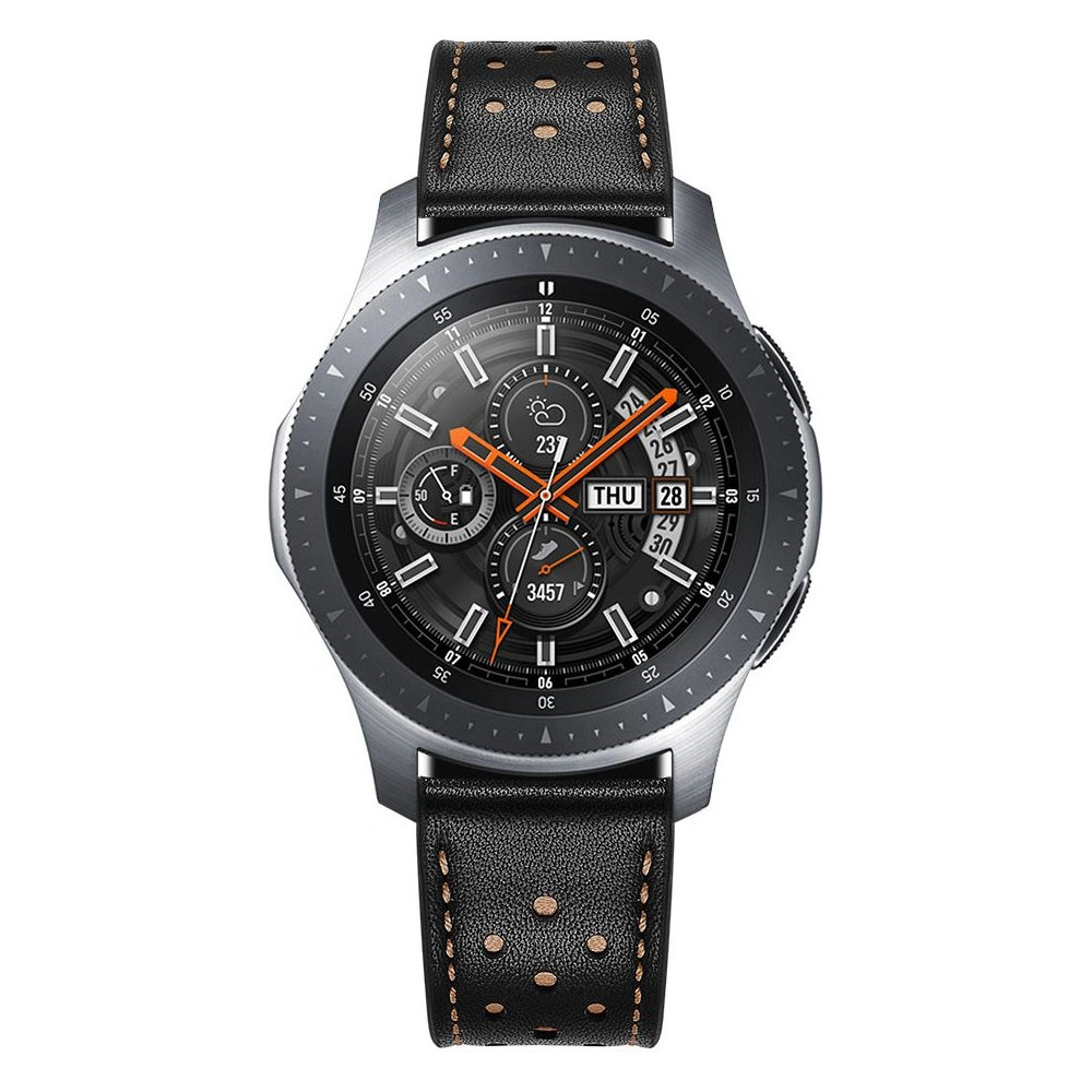 Hurtownia GSM - Pasek Tech-Protect Leather Samsung Galaxy Watch 46mm Black - THP027BLK - {ean13} - Hurt