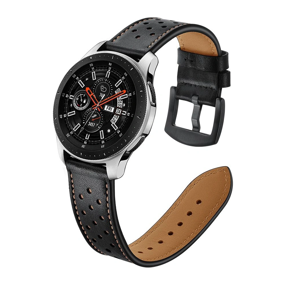 Hurtownia GSM - Pasek Tech-Protect Leather Samsung Galaxy Watch 46mm Černý - THP027BLK - {ean13} - Hurt