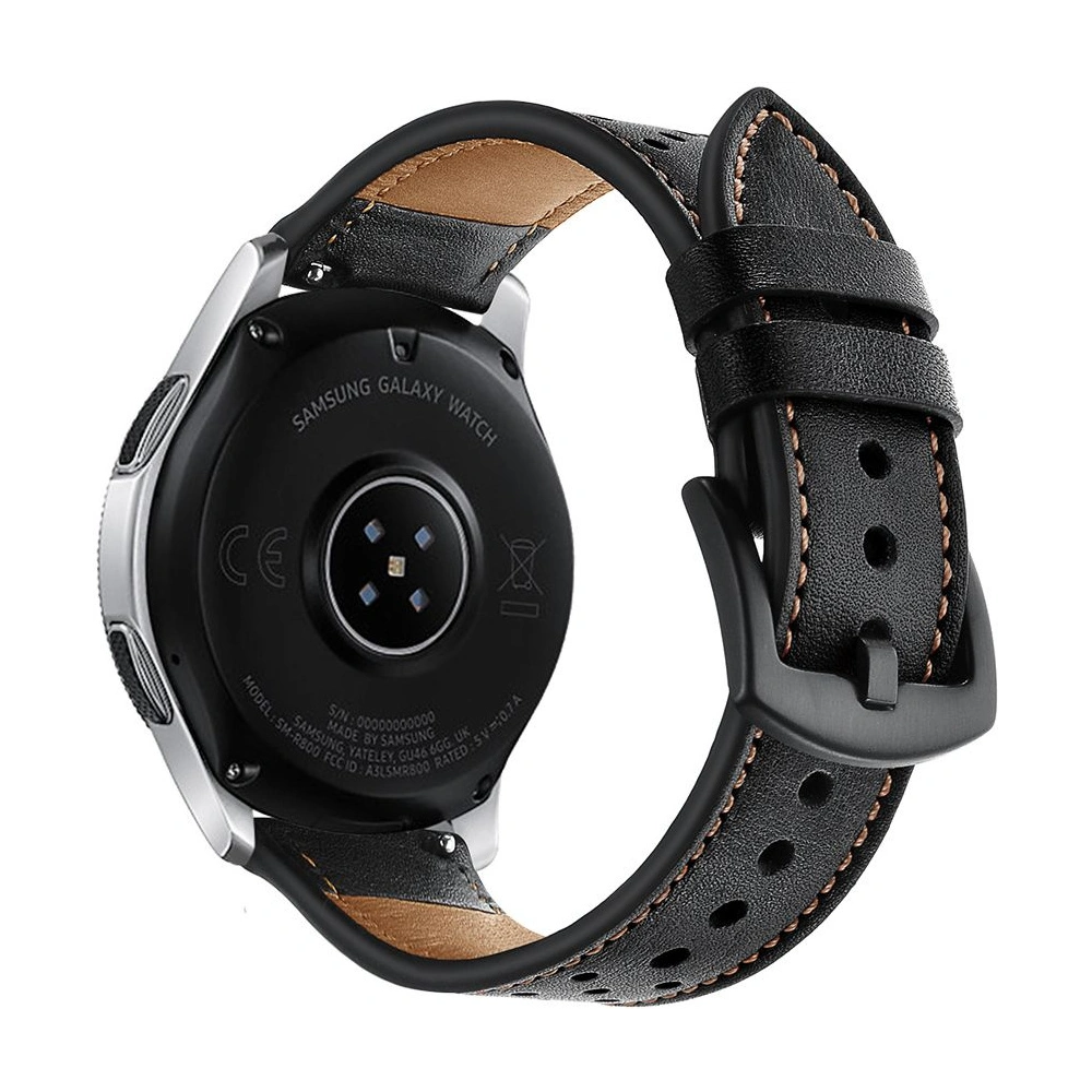 Hurtownia GSM - Pasek Tech-Protect Leather Samsung Galaxy Watch 46mm Černý - THP027BLK - {ean13} - Hurt
