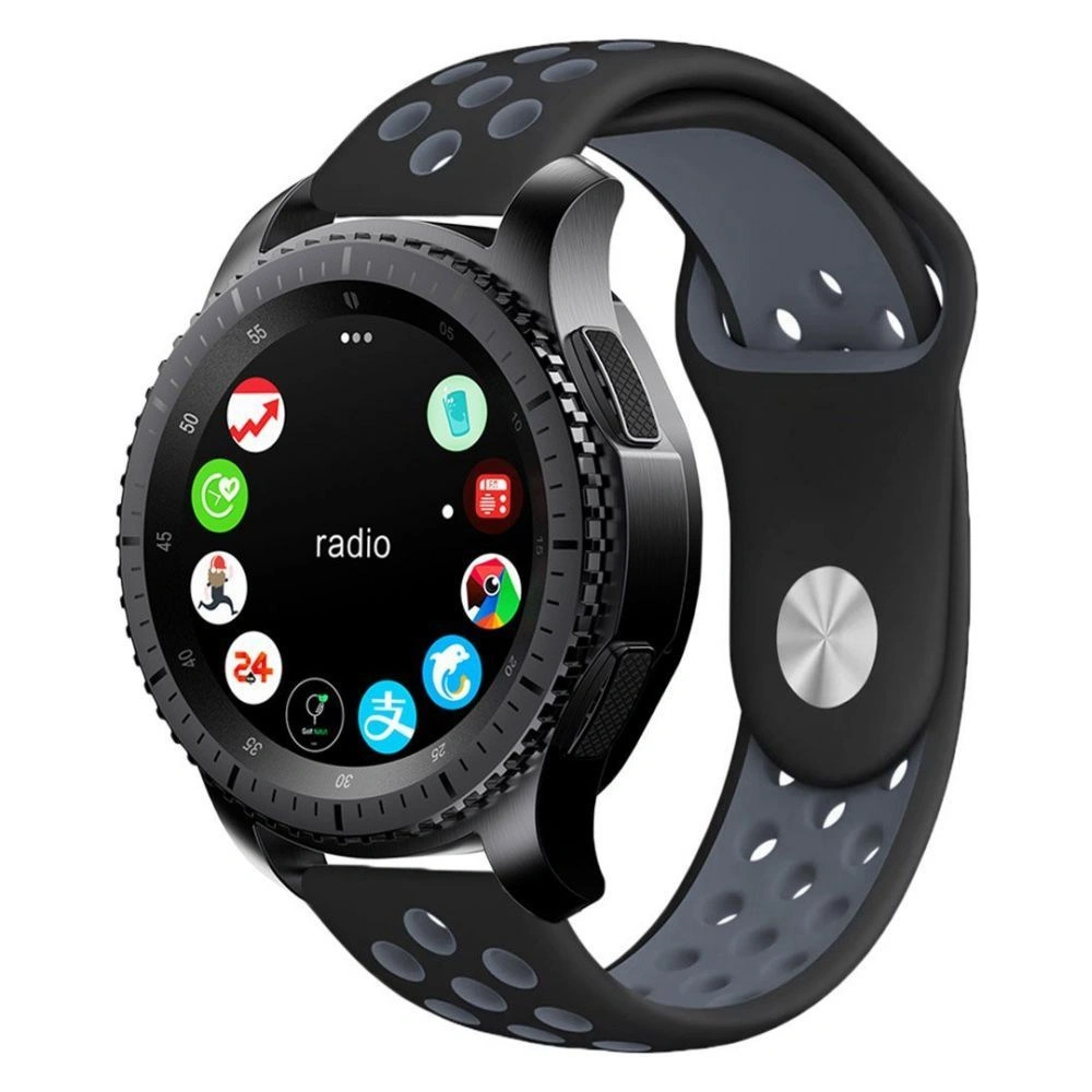 Hurtownia GSM - Pasek Tech-Protect Softband Samsung Galaxy Watch 46mm Černá/šedá - THP028BLKGRY - {ean13} - Hurt