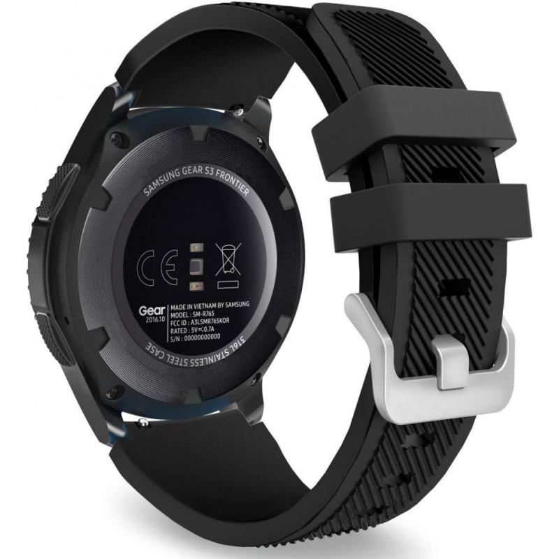 Tech-Protect Distributor - 5906735412475 - THP029BLK - Tech-Protect Smoothband Samsung Galaxy Watch 46mm Black - B2B homescreen