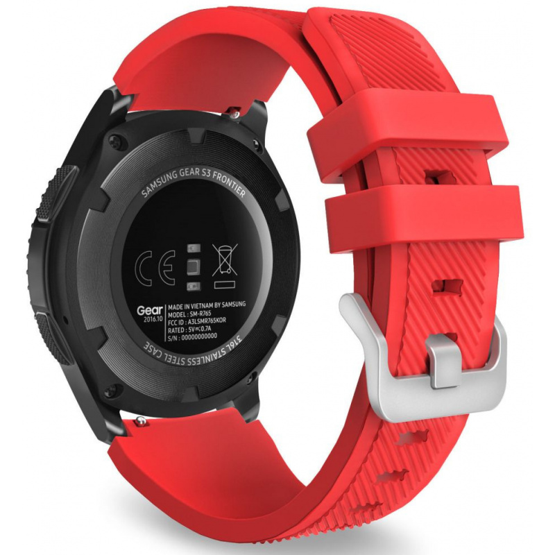 Hurtownia Tech-Protect - 5906735412468 - THP030RED - Pasek Tech-Protect Smoothband Samsung Galaxy Watch 46mm Red - B2B homescreen