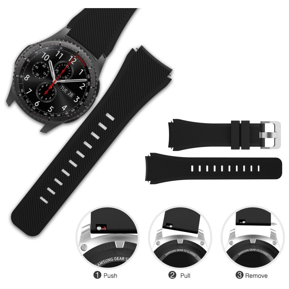 Hurtownia GSM - Pásek Tech-Protect Smoothband Samsung Galaxy Watch 46mm Červená - THP030RED - {ean13} - Hurt