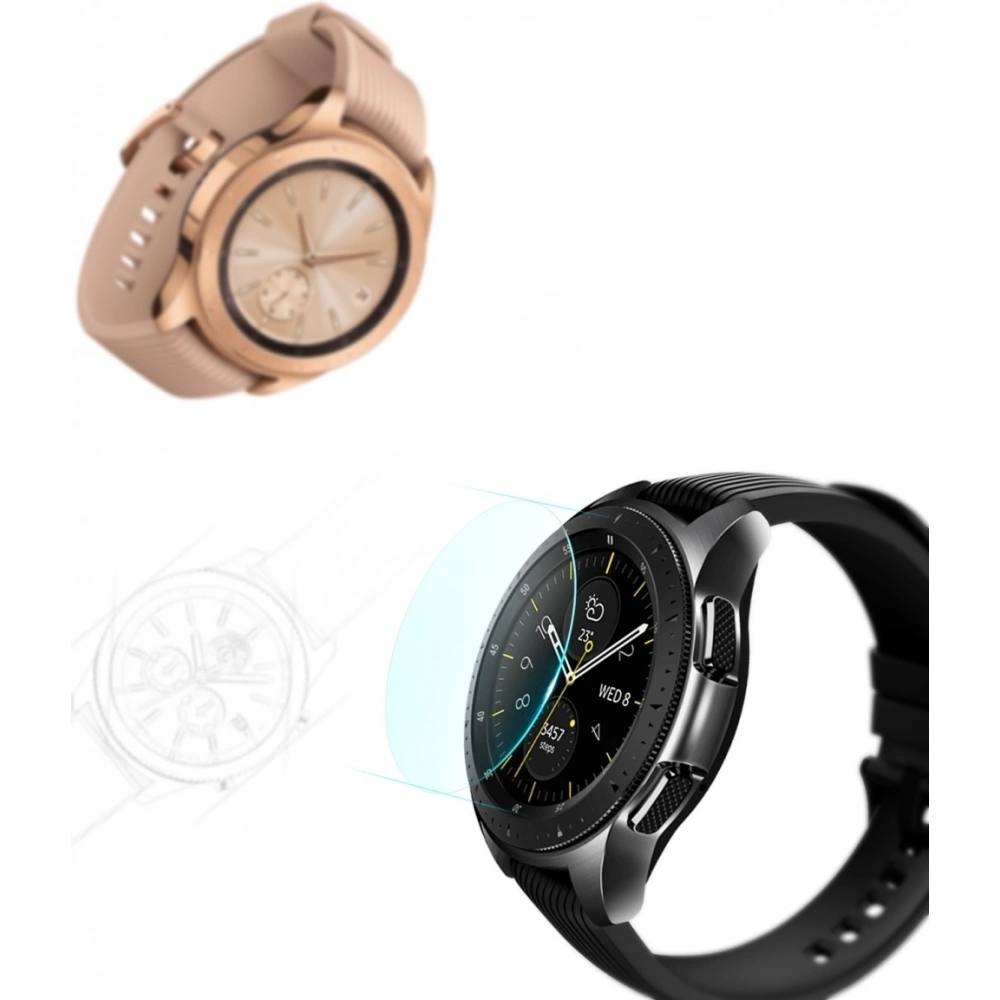 Hurtownia GSM - Sada tvrzených skel Ringke ID Glass Samsung Galaxy Watch 41mm & 42mm 0.33mm [4 PACK] - RGK772 - {ean13} - Hurt
