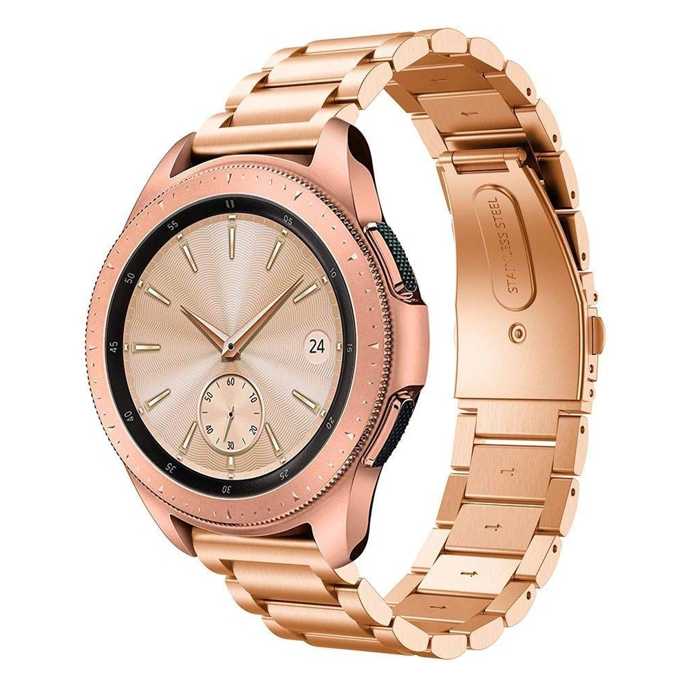 Hurtownia GSM - Bransoleta Tech-Protect Nerezová Samsung Galaxy Watch 42mm Růžové zlato - THP056BLUGLD - {ean13} - Hurt