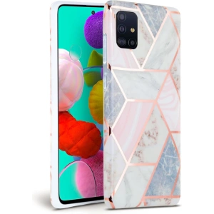 Hurtownia GSM - Etui Tech-Protect Marble Samsung Galaxy A51 Pink - THP083PNK - {ean13} - Hurt