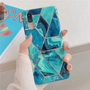 Etui Tech-Protect Marble Samsung Galaxy A51 Blue
