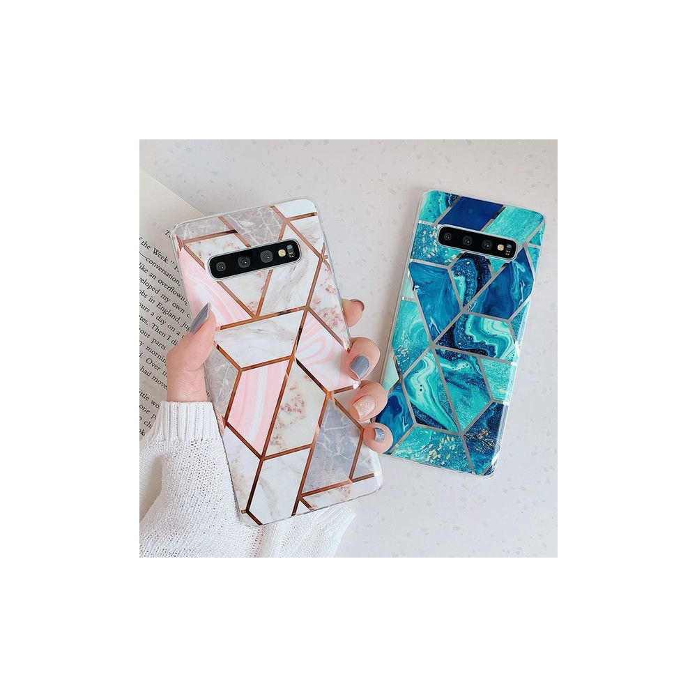 Hurtownia GSM - Etui Tech-Protect Marble Samsung Galaxy A51 modré - THP084BLU - {ean13} - Hurt