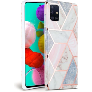 Hurtownia GSM - Etui Tech-Protect Marble Samsung Galaxy A71 Pink - THP094PNK - {ean13} - Hurt