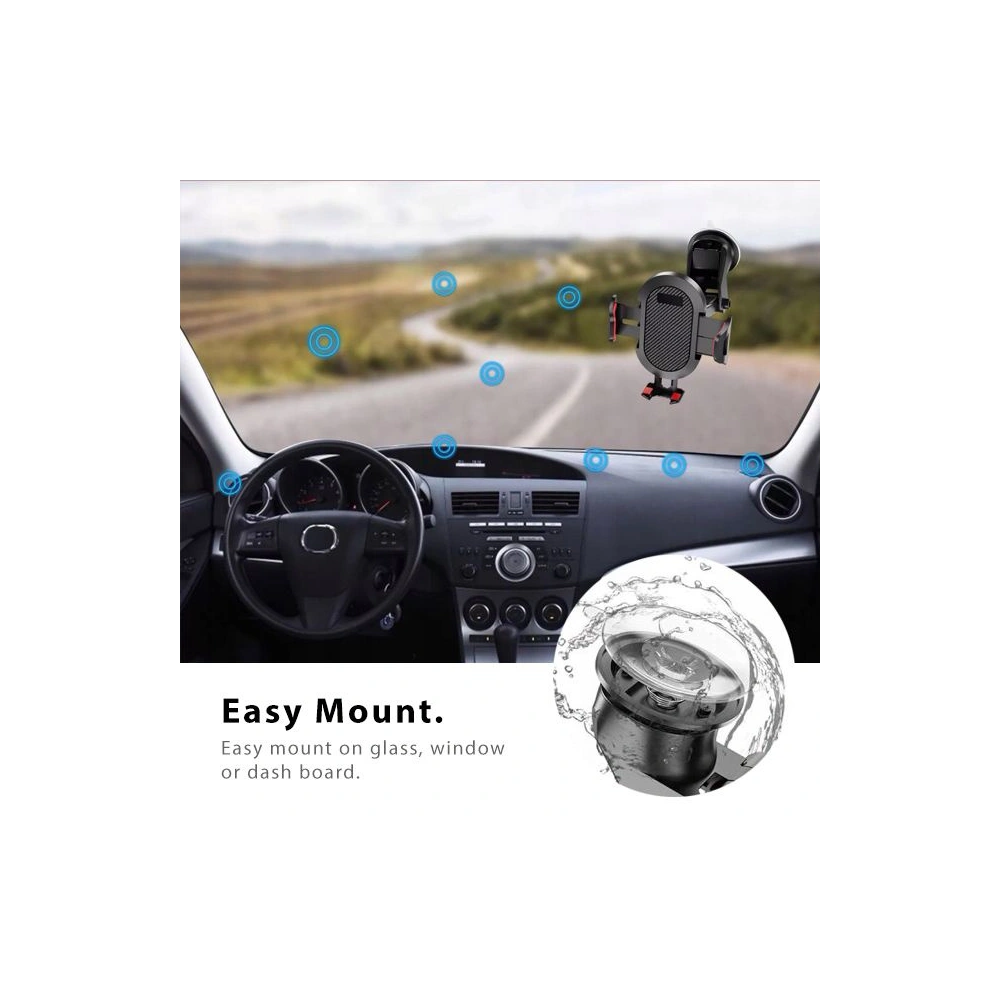 Hurtownia GSM - Uchwyt samochodowy Tech-Protect Universal Car Mount Black - THP137BLK - {ean13} - Hurt
