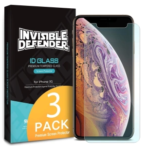 Hurtownia GSM - Set de sticlă întărită Ringke ID Glass iPhone X/XS 5.8 0.33mm 3 Pack - RGK673 - {ean13} - Hurt
