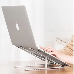 Hurtownia GSM - Podstavka na notebook Tech-Protect Alustand Univerzální stojan na notebook Stříbrná - THP143SLV - {ean13} - Hurt
