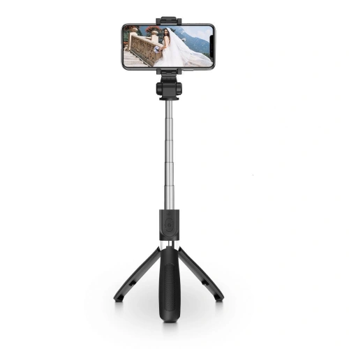 Kijek do selfie Tech-Protect L01s Wireless Selfie Stick Tripod Black