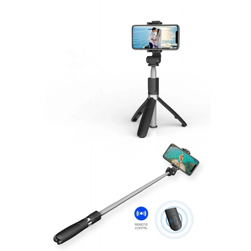 Hurtownia GSM - Kijek do selfie Tech-Protect L01s Wireless Selfie Stick Tripod Black - THP152BLK - {ean13} - Hurt