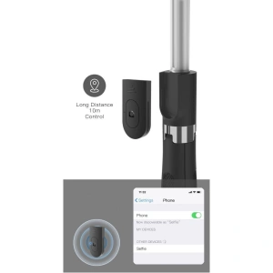 Kijek do selfie Tech-Protect L01s Wireless Selfie Stick Tripod Black