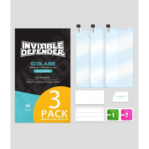 Kup Zestaw szkieł hartowanych Ringke ID Glass iPhone X/XS 5.8 0.33mm 3 Pack - 8809550346536 - RGK673 - Home Screen
