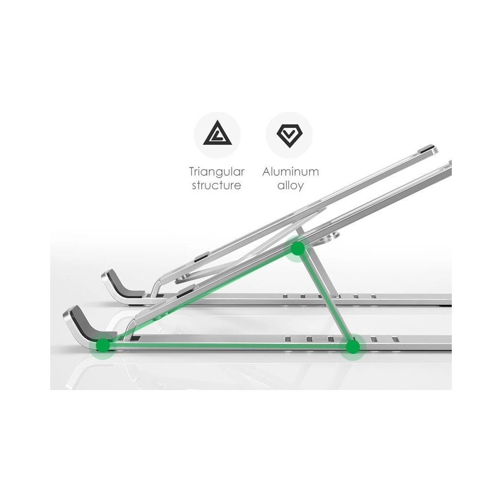 Hurtownia GSM - Podstawka do laptopa Tech-Protect Alustand Universal Laptop Stand Dark Grey - THP175GRY - {ean13} - Hurt
