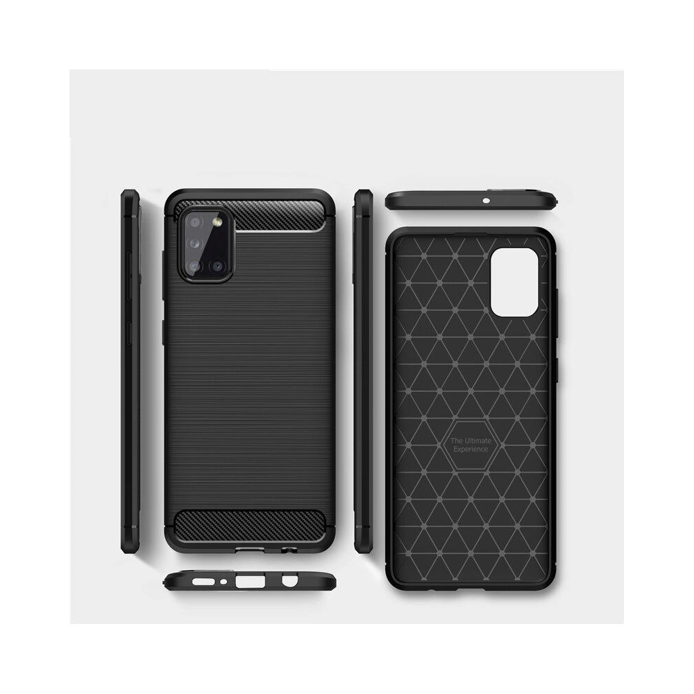 Hurtownia GSM - Etui Tech-Protect TPUCarbon Samsung Galaxy A31 Černé - THP180BLK - {ean13} - Hurt