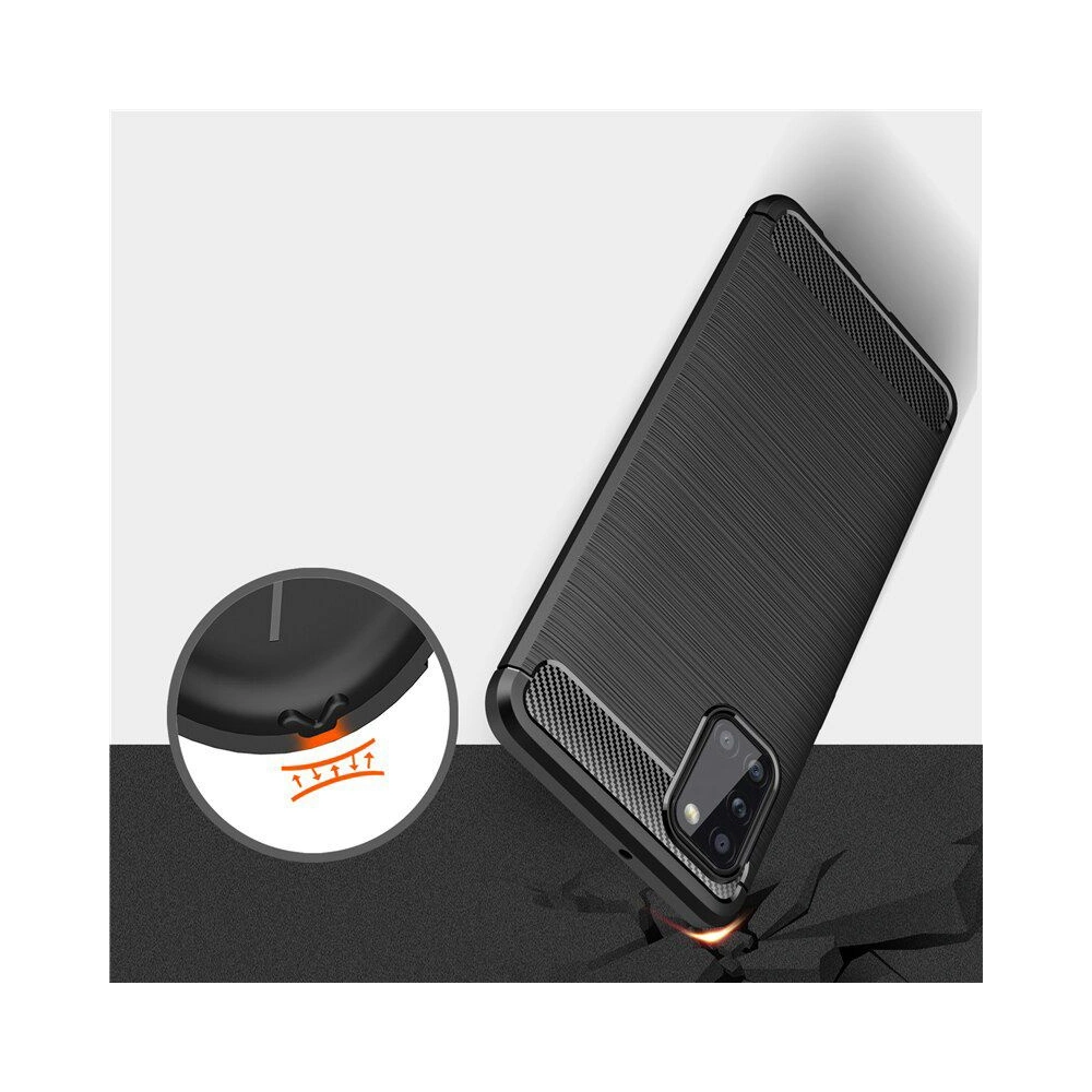Hurtownia GSM - Etui Tech-Protect TPUCarbon Samsung Galaxy A31 Černé - THP180BLK - {ean13} - Hurt