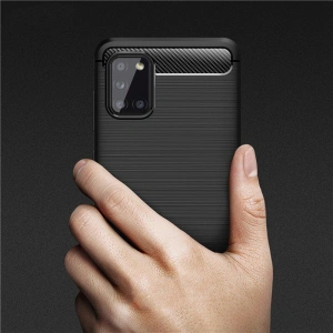 Hurtownia GSM - Etui Tech-Protect TPUCarbon Samsung Galaxy A31 Black - THP180BLK - {ean13} - Hurt