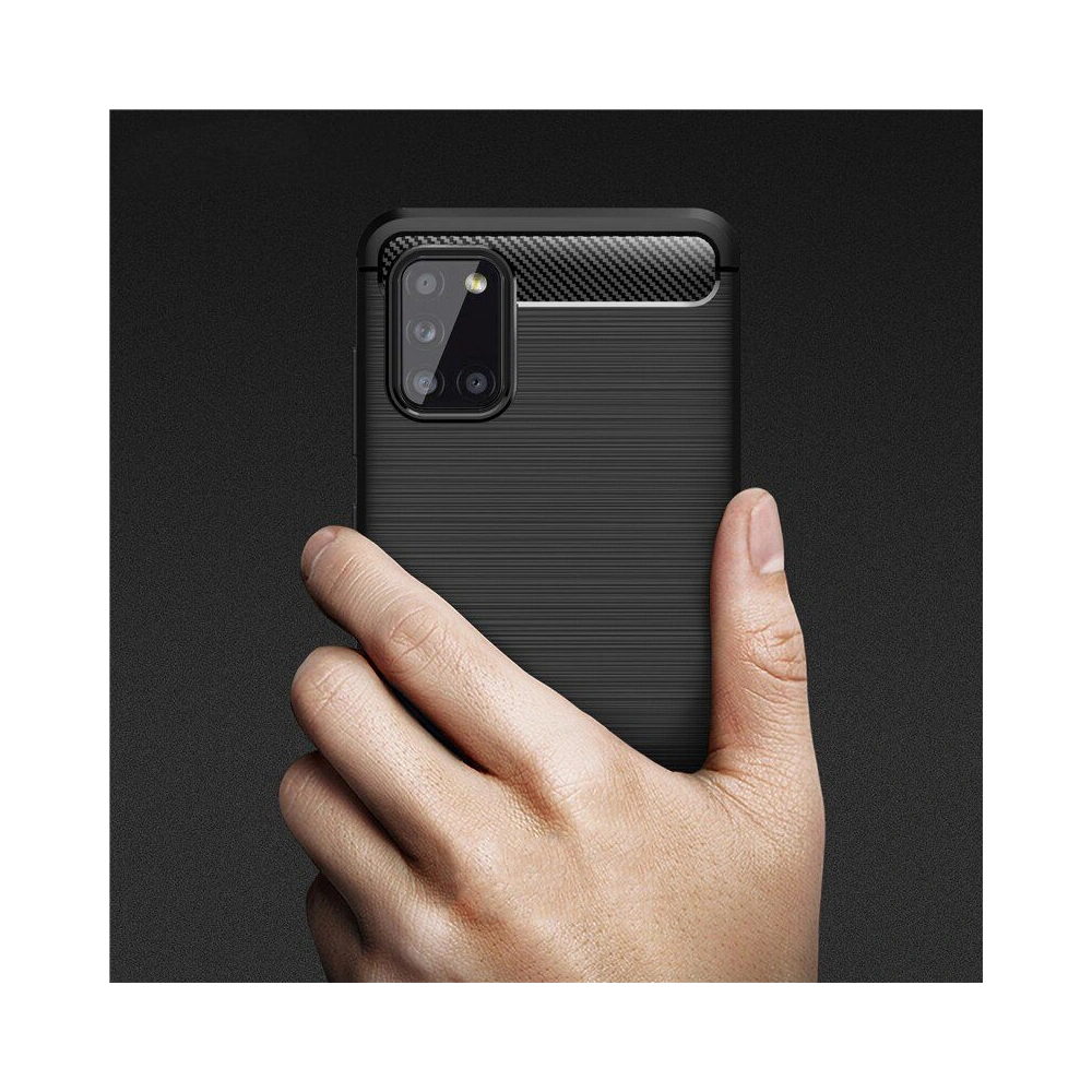 Hurtownia GSM - Etui Tech-Protect TPUCarbon Samsung Galaxy A31 Černé - THP180BLK - {ean13} - Hurt