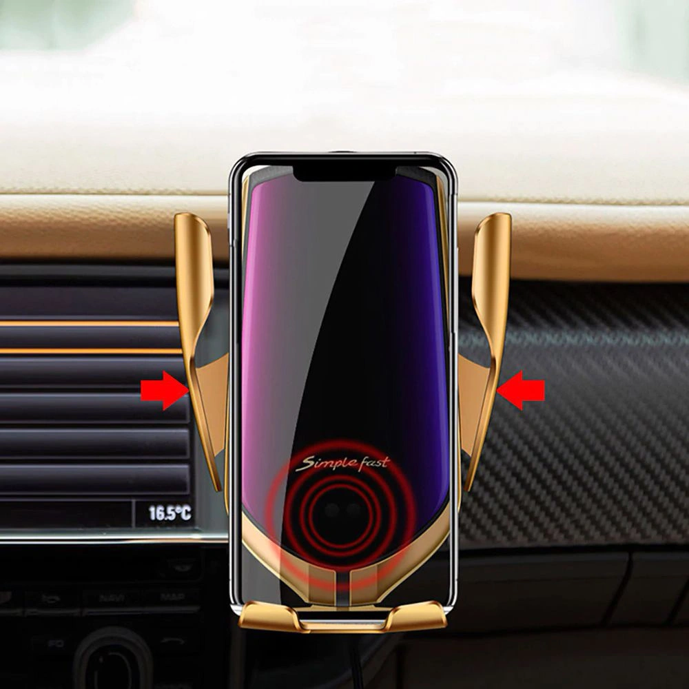 Wholesale Tech-Protect R2 Car Mount Wireless Charger Silver - THP185SLV - {ean13} - Hurt