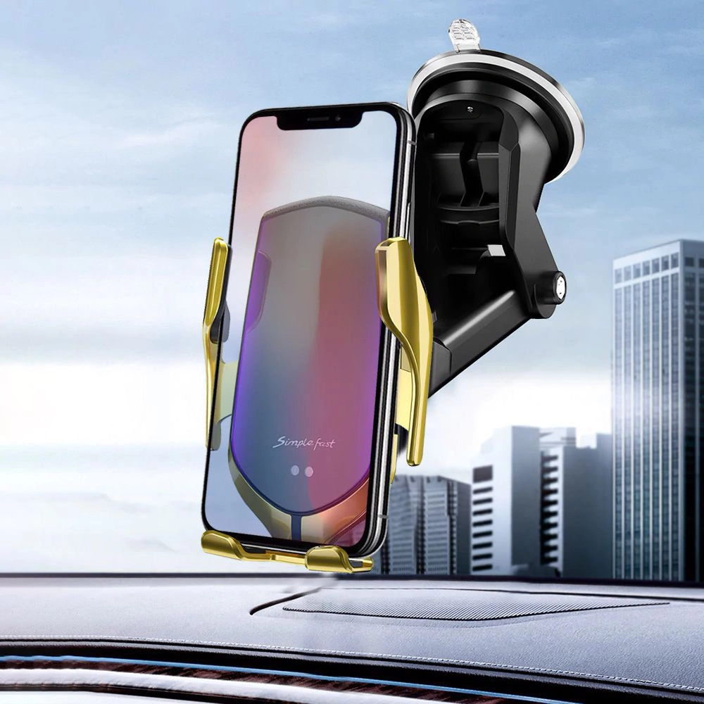 Hurtownia GSM - Uchwyt samochodowy Tech-Protect R2 Car Mount Wireless Charger Silver - THP185SLV - {ean13} - Hurt