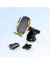 Hurtownia GSM - Uchwyt samochodowy Tech-Protect R2 Car Mount Wireless Charger Silver - THP185SLV - {ean13} - Hurt