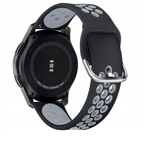 Hurtownia Tech-Protect - 0795787713341 - THP188BLKGRY - Pasek Tech-Protect Softband Samsung Galaxy Watch 3 45mm Black/grey - B2B homescreen
