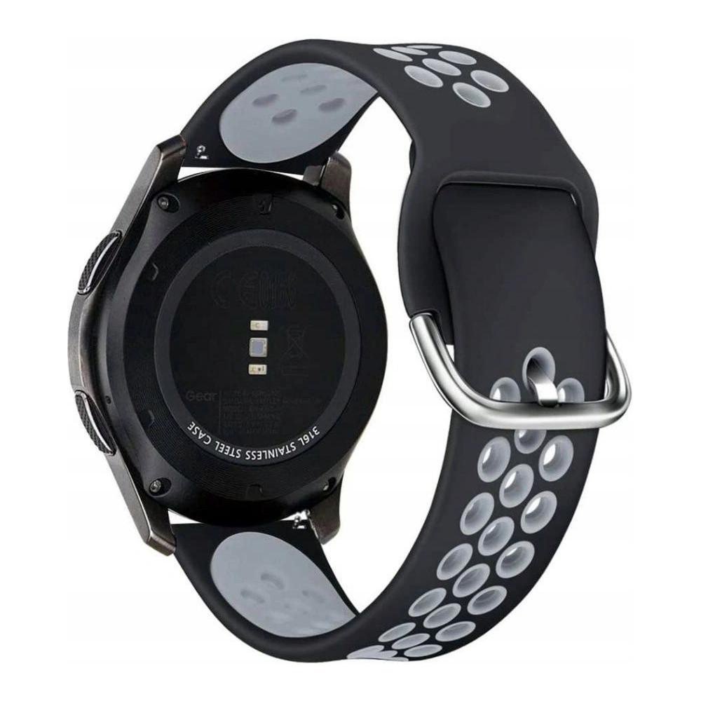 Hurtownia GSM - Pasek Tech-Protect Softband Samsung Galaxy Watch 3 45mm Černá/šedá - THP188BLKGRY - {ean13} - Hurt