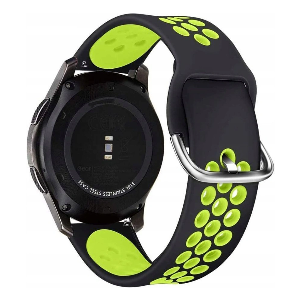Pasek Tech-Protect Softband Samsung Galaxy Watch 3 45mm Černý/limetkový