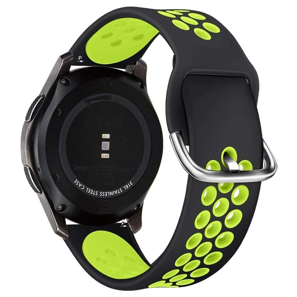 Pasek Tech-Protect Softband Samsung Galaxy Watch 3 45mm Černý/limetkový