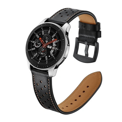 Pasek Tech-Protect Leather Samsung Galaxy Watch 3 45mm Black