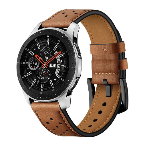Hurtownia Tech-Protect - 0795787713396 - THP218BR - Pasek Tech-Protect Leather Samsung Galaxy Watch 3 45mm Brown - B2B homescreen