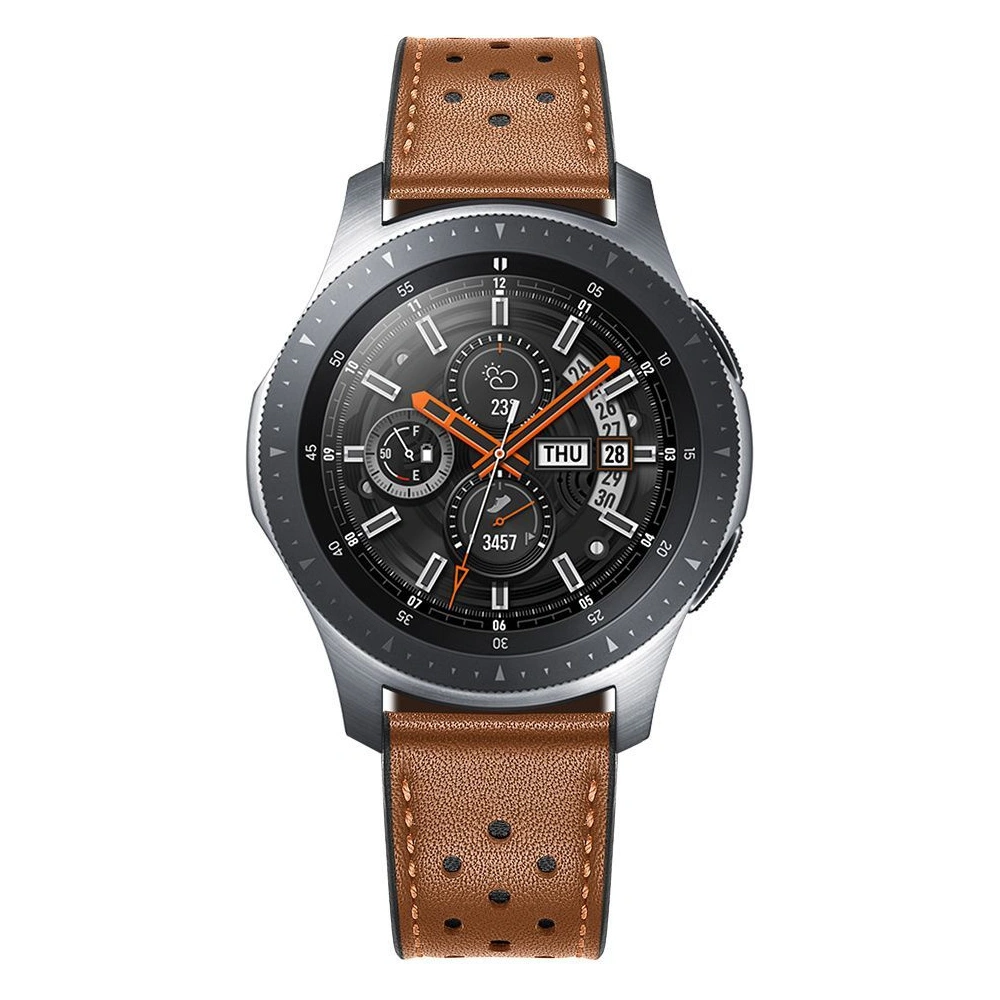 Hurtownia GSM - Pásek Tech-Protect Leather Samsung Galaxy Watch 3 45mm Hnědý - THP218BR - {ean13} - Hurt