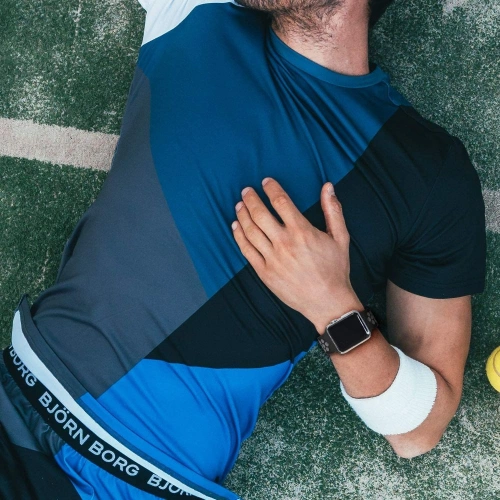 Pasek Tech-Protect Softband Apple Watch 4/5/6/7/SE/8/9/Ultra 44/45/49mm Black/lime